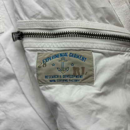 White Naval Station Utility Vest USRL - S