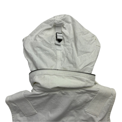 White Naval Station Utility Vest USRL - S