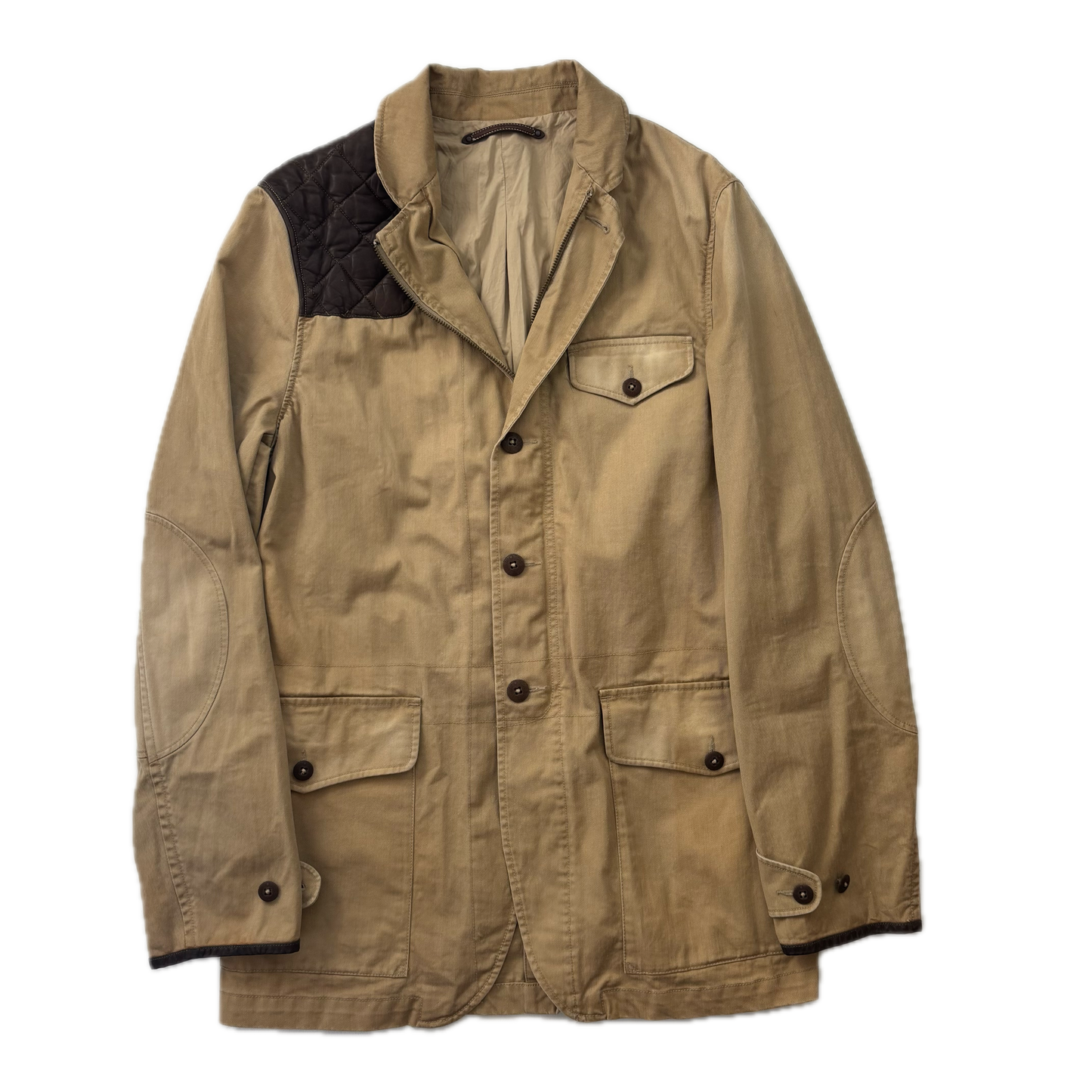 Tan Hunting Jacket Shooting Chore Coat - M