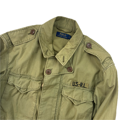 Green Military Army Parka - S