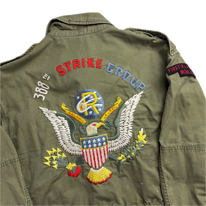 388 Strike Group Eagle Military Parka Jacket  - M