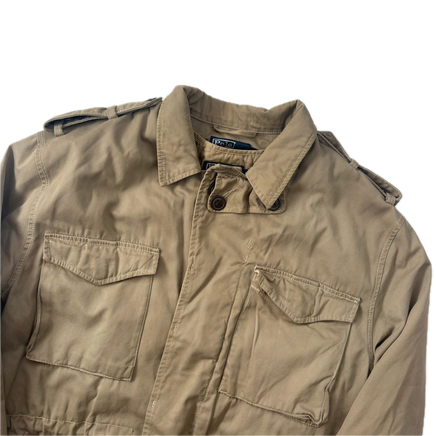 Green Field Jacket Utility Parka Removable Lining - M