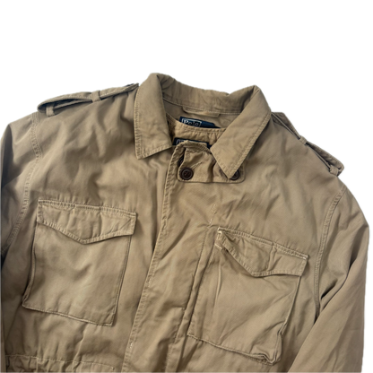 Green Field Jacket Utility Parka Removable Lining - M