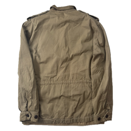 Green Field Jacket Utility Parka Removable Lining - M