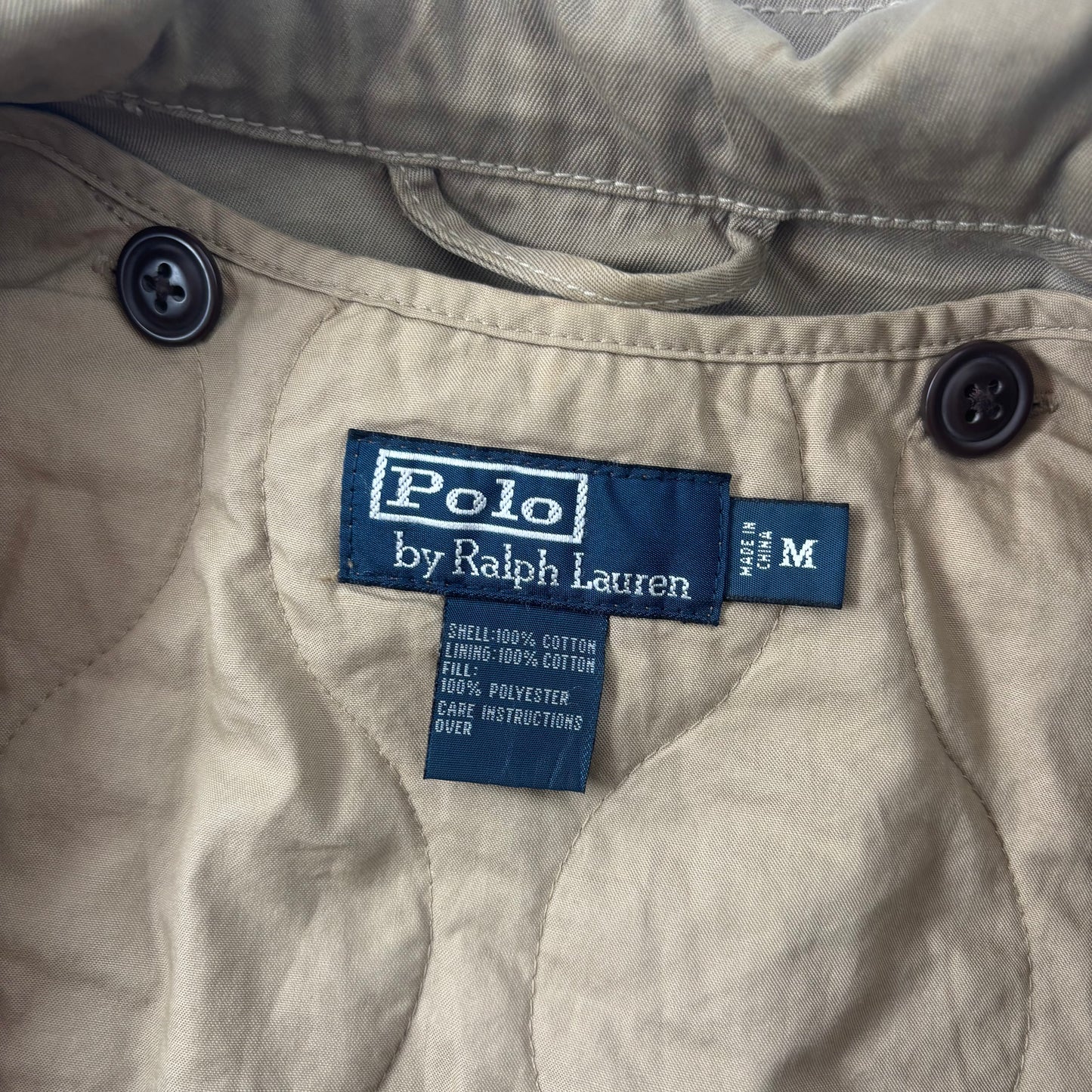 Green Field Jacket Utility Parka Removable Lining - M