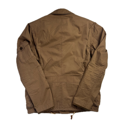 Tan Wading Utility Cargo Jacket - S