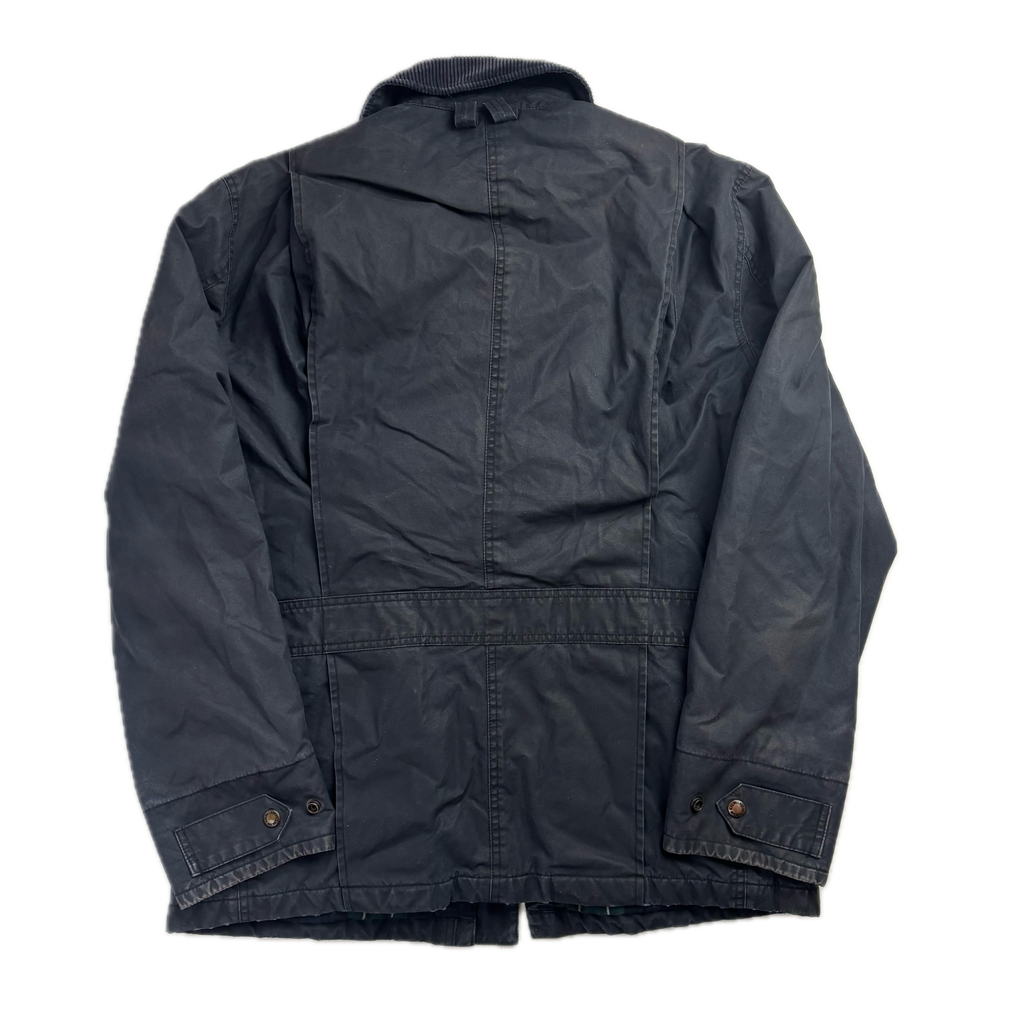 Polo Ralph Lauren Navy Shooting Jacket Waxed Coat - M