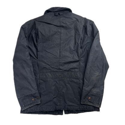Polo Ralph Lauren Navy Shooting Jacket Waxed Coat - M