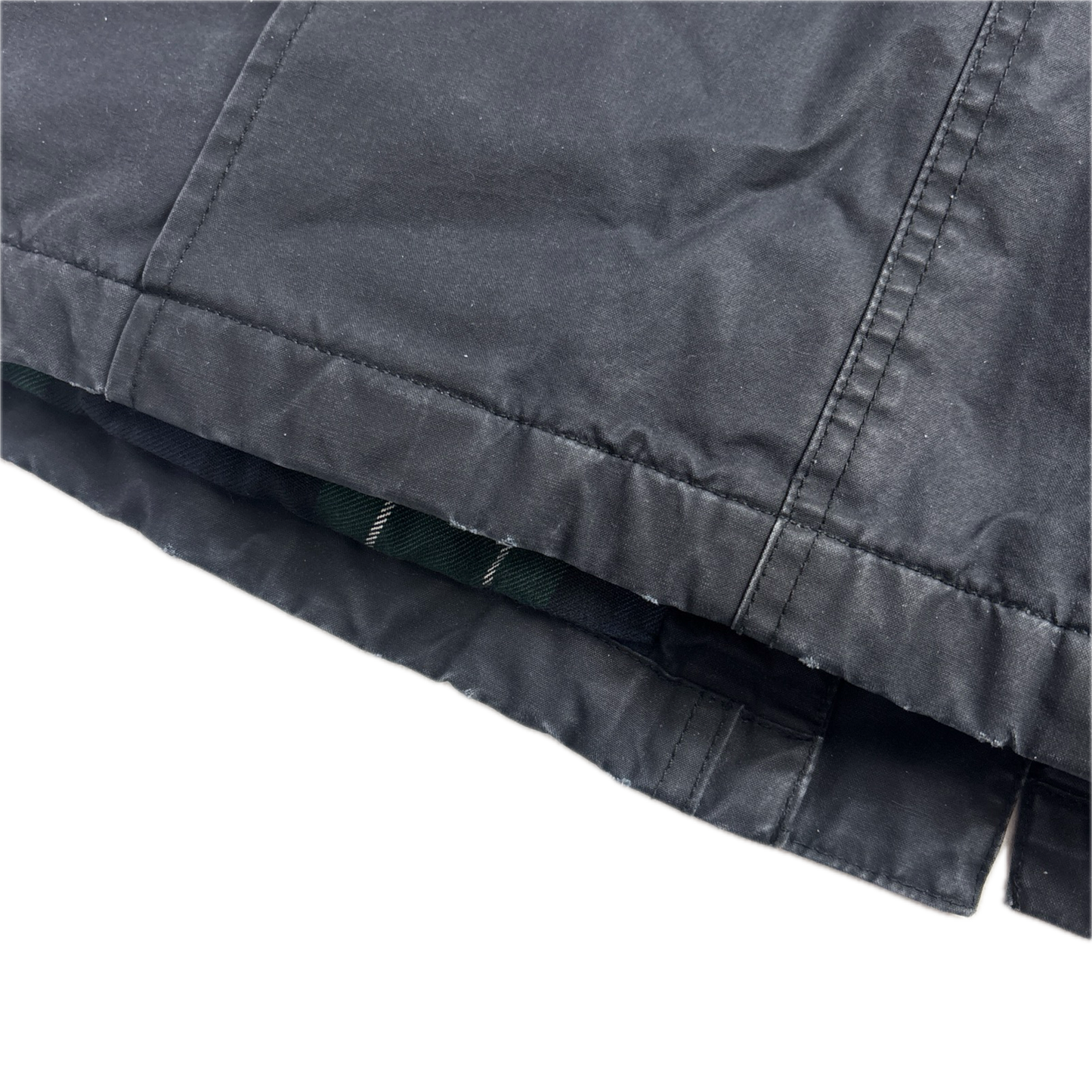 Polo Ralph Lauren Navy Shooting Jacket Waxed Coat - M