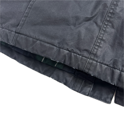 Polo Ralph Lauren Navy Shooting Jacket Waxed Coat - M