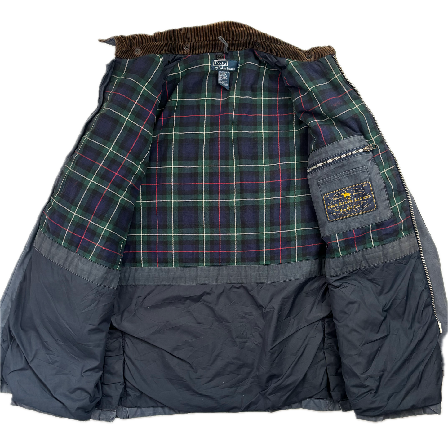 Polo Ralph Lauren Navy Jacket Waxed Coat Utility - XL