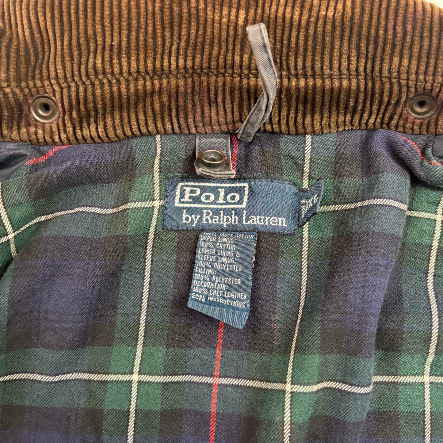 Polo Ralph Lauren Navy Jacket Waxed Coat Utility - XL
