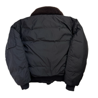 Polo Ralph Lauren Lambswool Collar Black Bomber Jacket - M