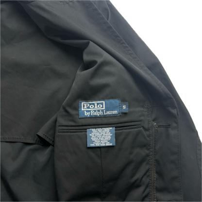 Black Utility Sports Coat Cargo Jacket - S