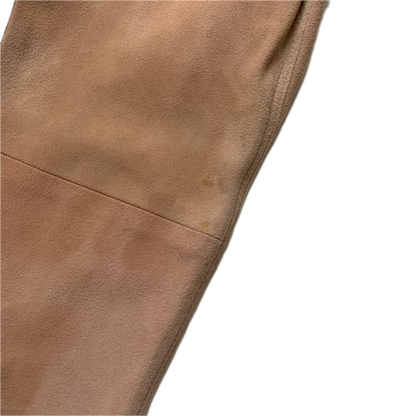 Polo Country Pale Pink Suede Trouser Leather Western - 8