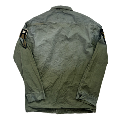 Green Faded Military Field Jacket - S