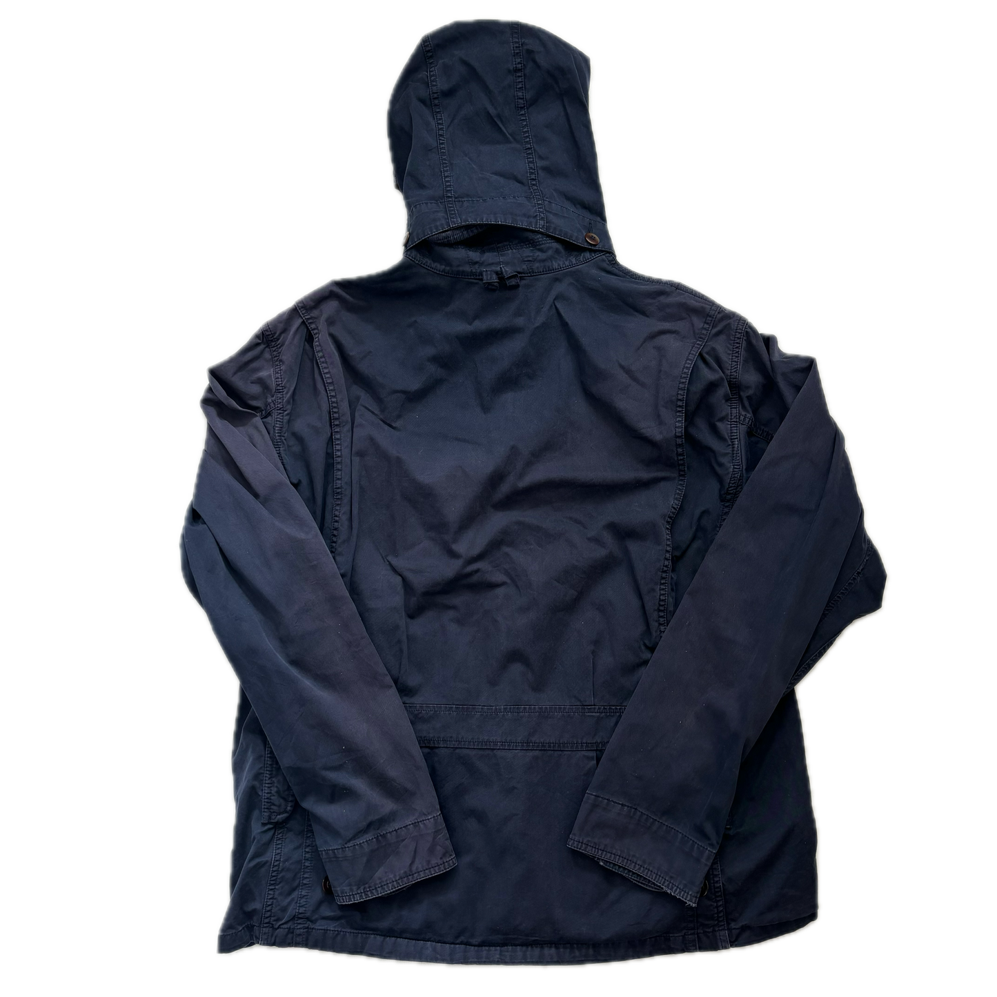 Navy Barn Chore Jacket Hooded - XL