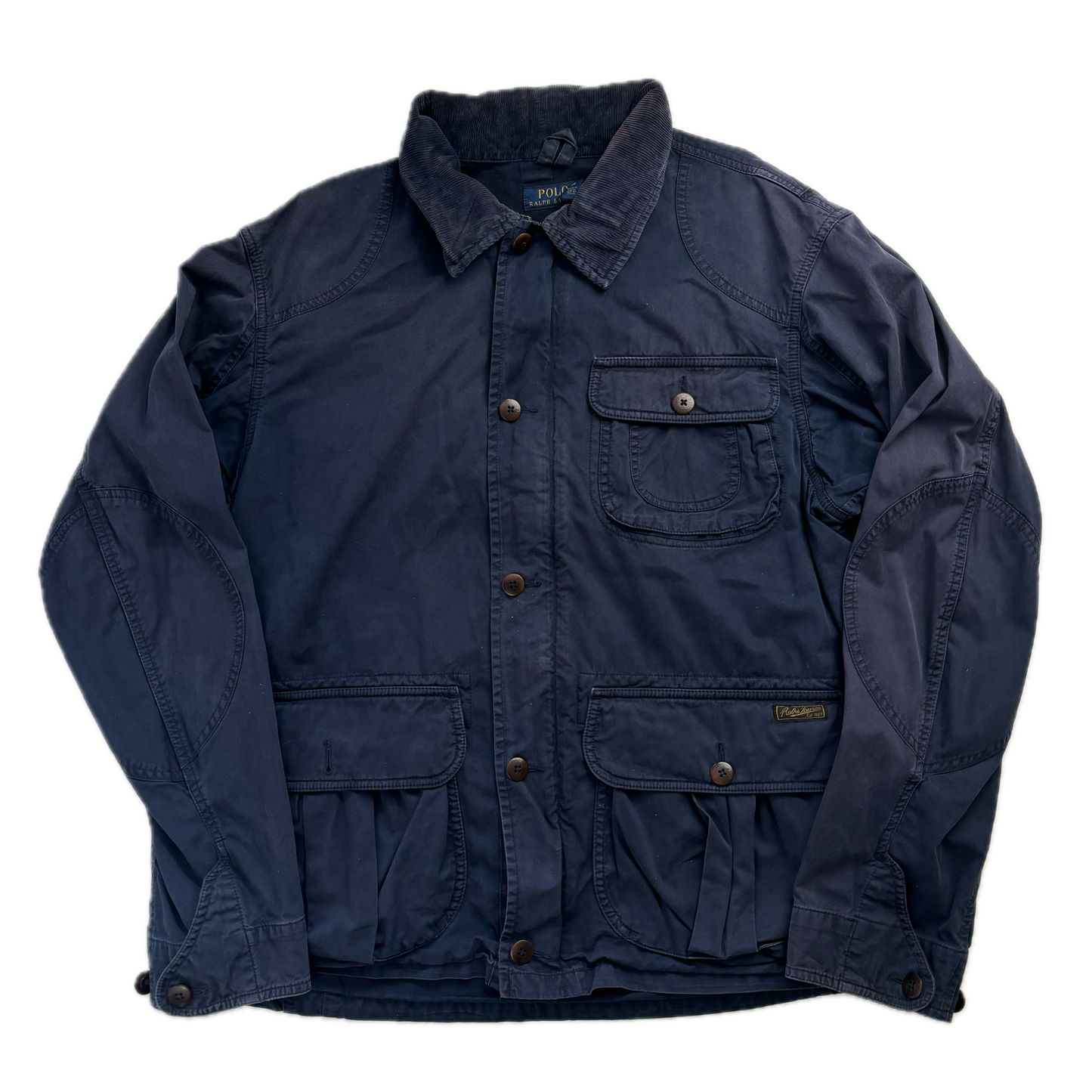 Navy Barn Chore Jacket Hooded - XL
