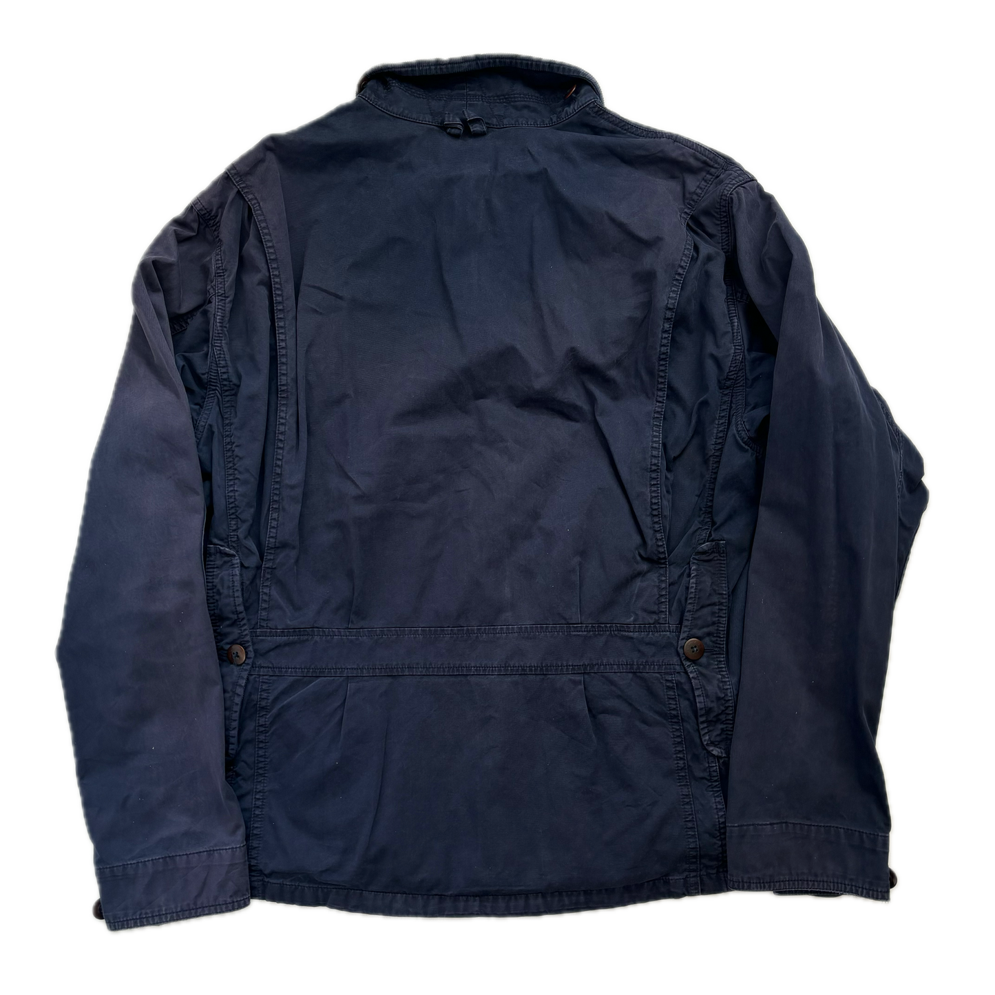 Navy Barn Chore Jacket Hooded - XL