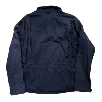 Navy Barn Chore Jacket Hooded - XL