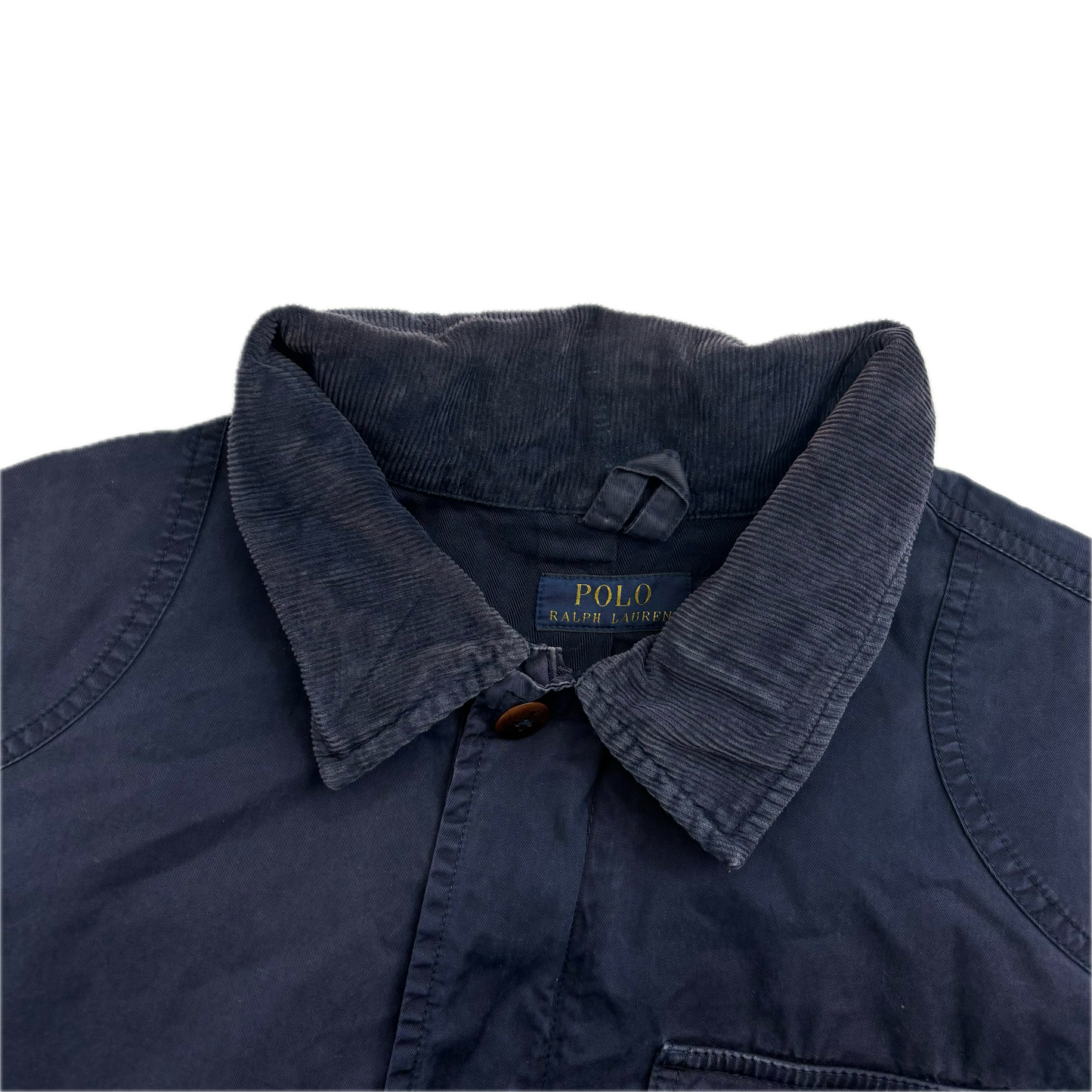 Navy Barn Chore Jacket Hooded - XL