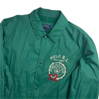 Green Polo Boosters Coach Jacket - M
