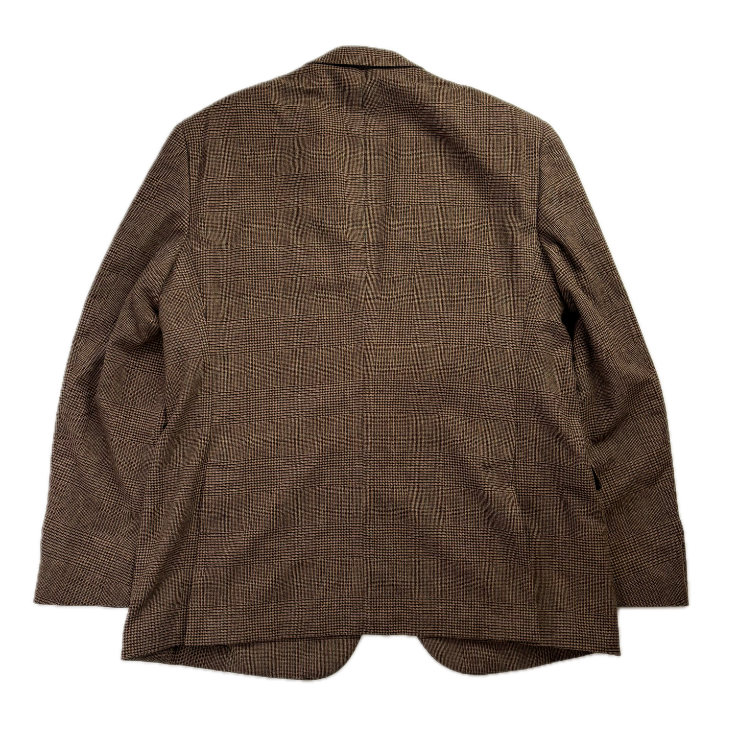 Brown Glen Plaid Blazer (Wool) - 46R