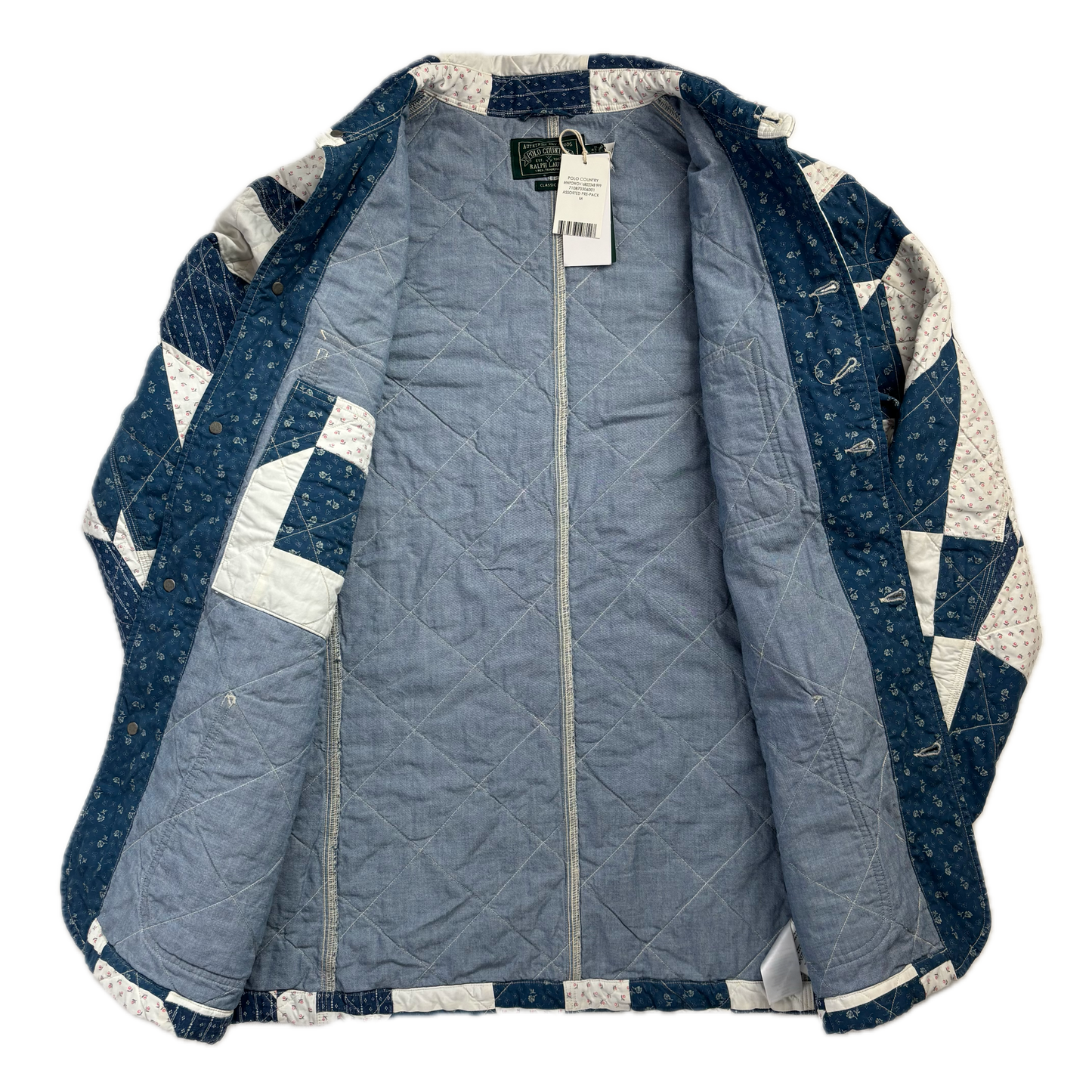 Polo Country Patchwork Quilted Barn Jacket - M