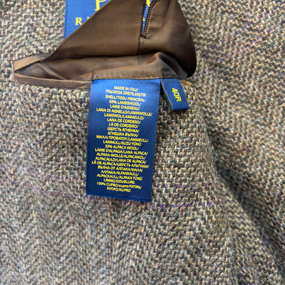 Polo Ralph Lauren Brown Green Donegal Tweed Blazer (Wool) - 40R