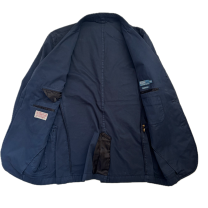 Navy Crest Blazer Sports Jacket - 46R