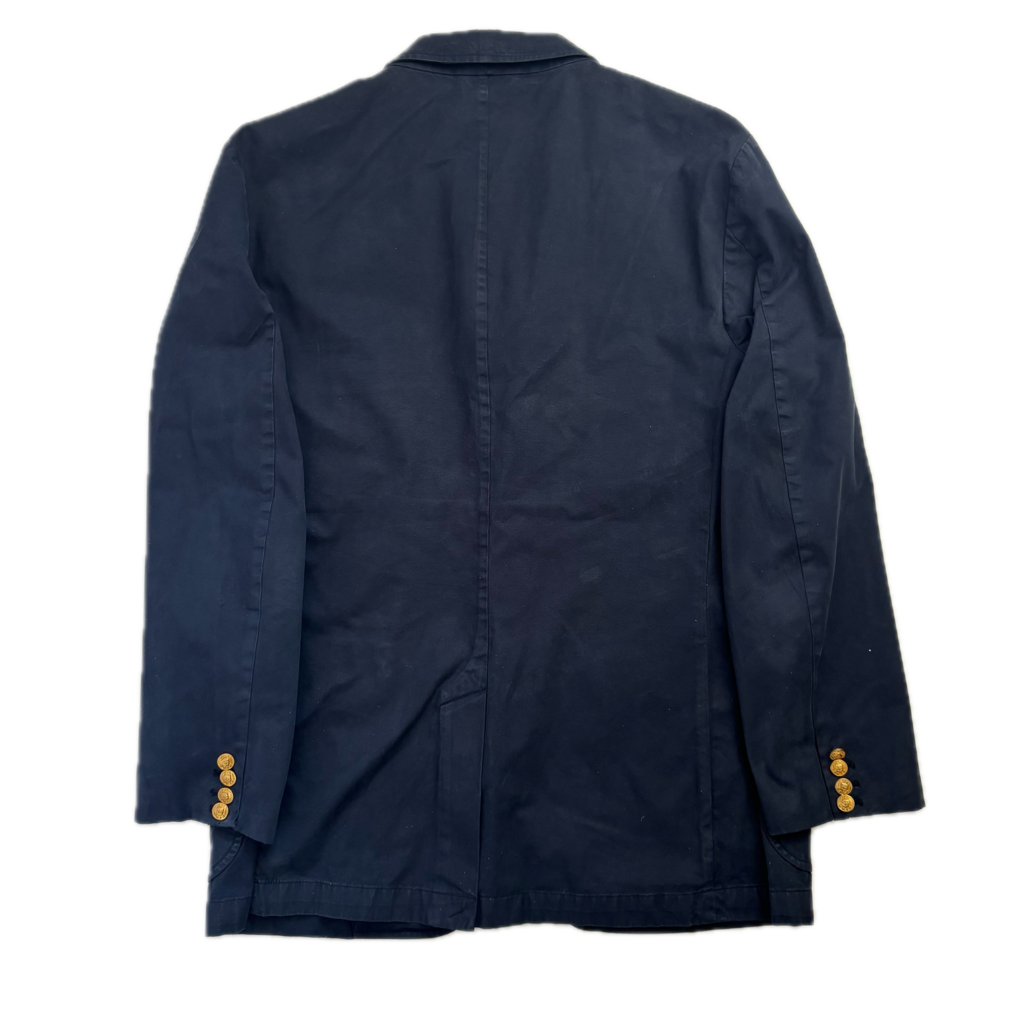 Navy Crest Blazer Sports Jacket - 46R