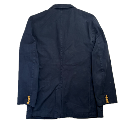 Navy Crest Blazer Sports Jacket - 46R