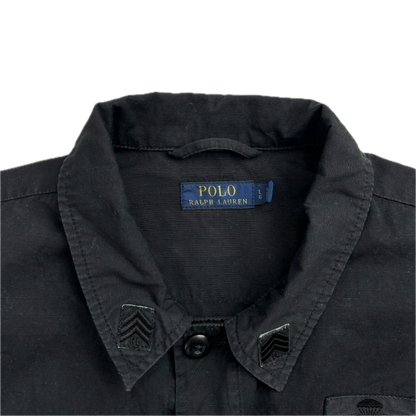 Black Tropical Combat Jacket Military - L