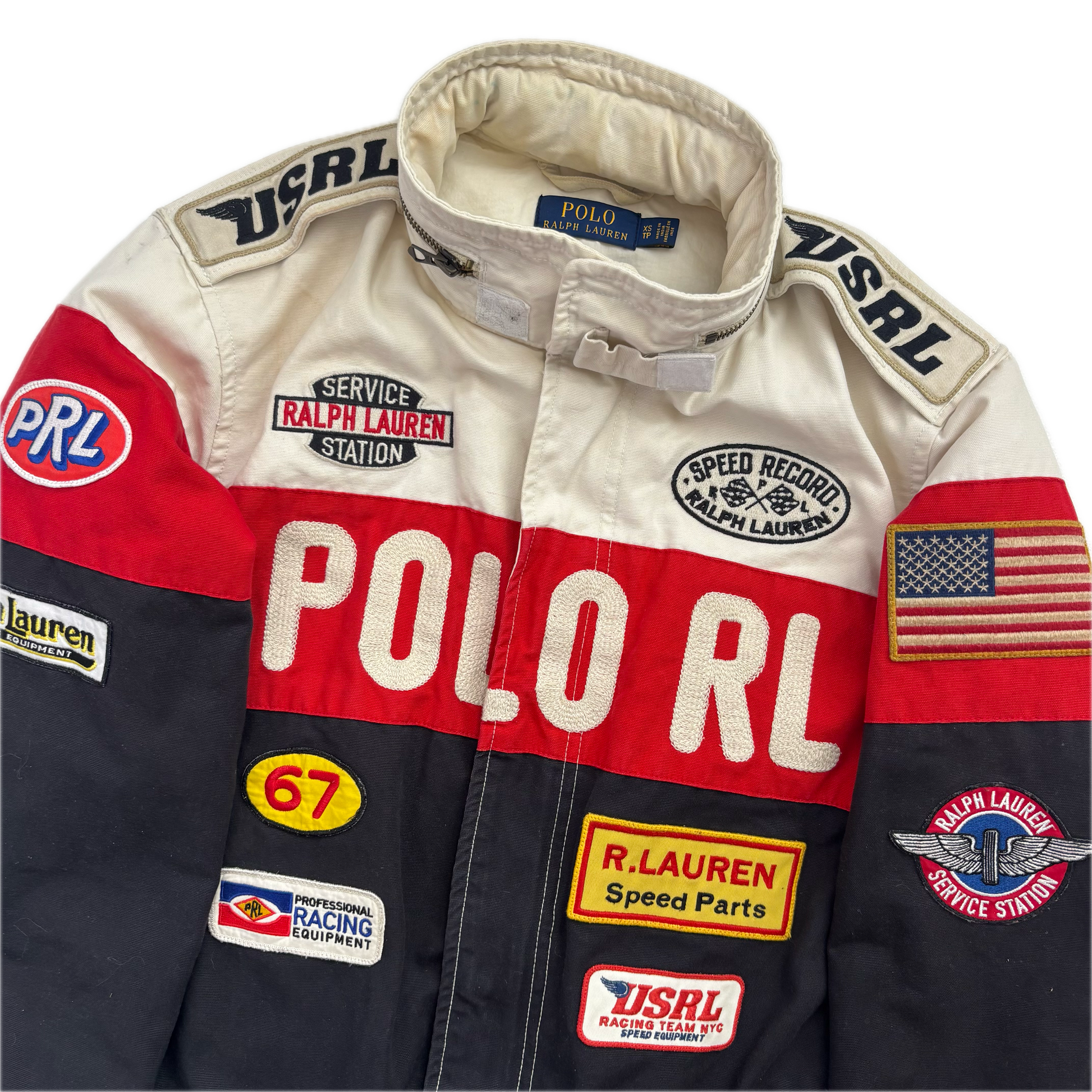 Polo Ralph Lauren Canvas Racing Jacket - XS – LORD RALPH LONDON Polo Ralph Lauren Canvas Racing Jacket - XS – LORD RALPH LONDON