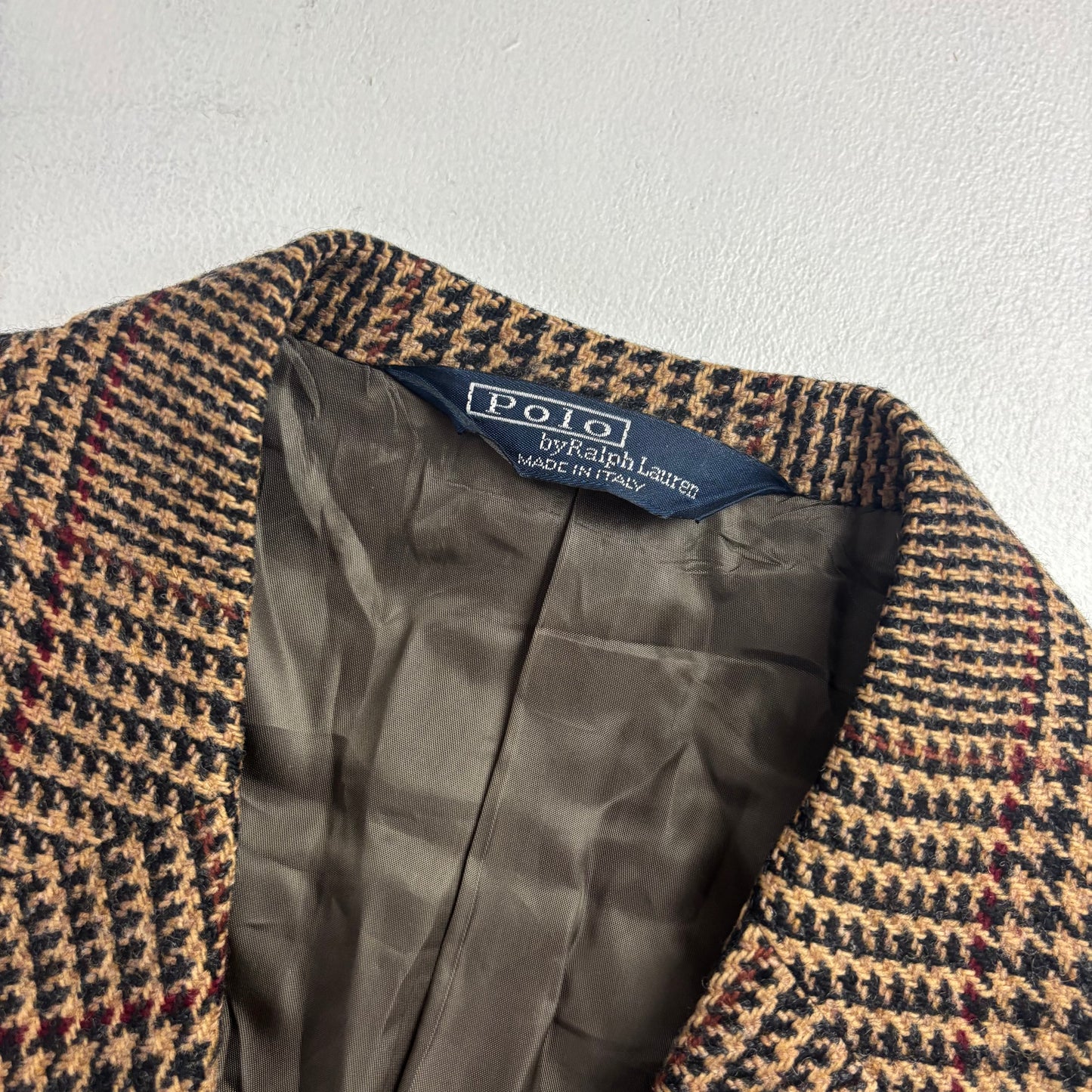Brown Glen Plaid Blazer (Wool) - 38R