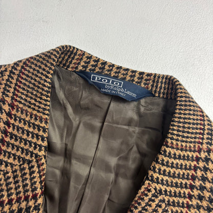 Brown Glen Plaid Blazer (Wool) - 38R