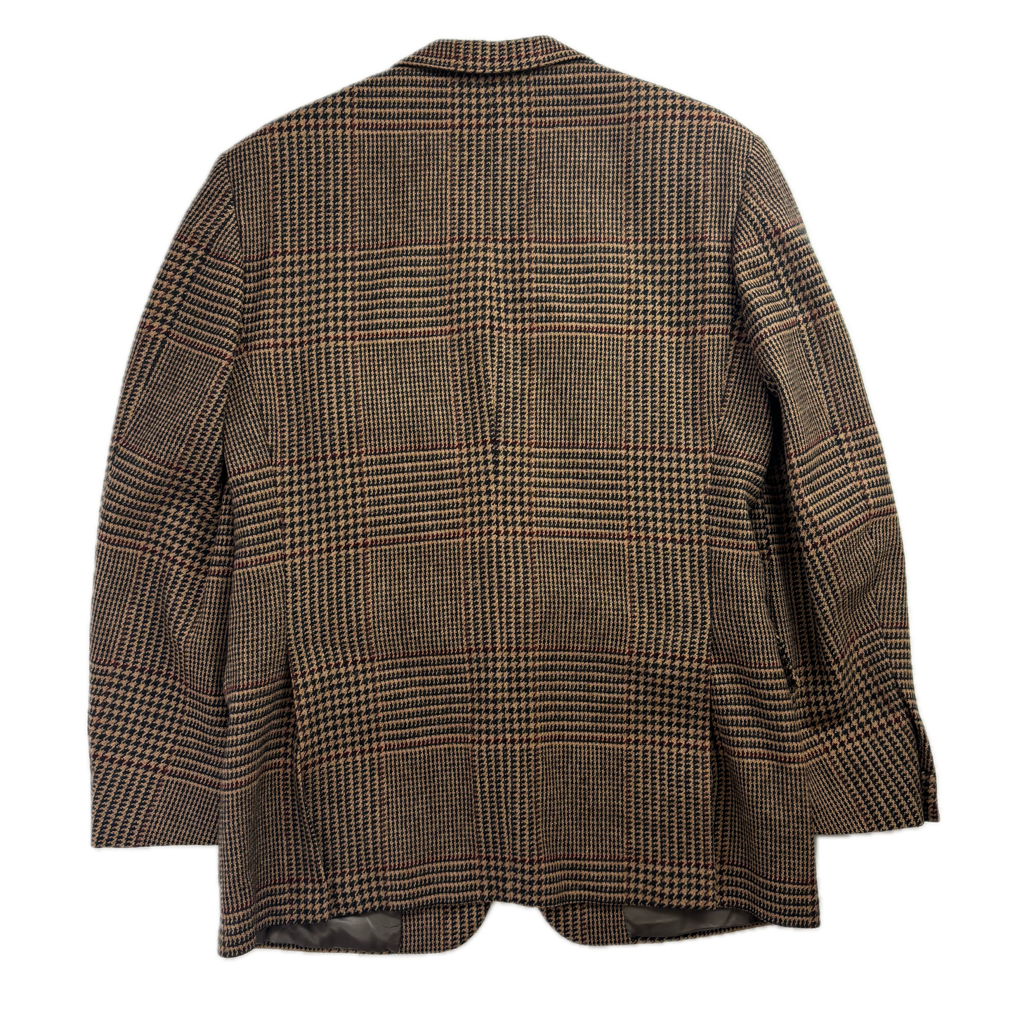 Brown Glen Plaid Blazer (Wool) - 38R