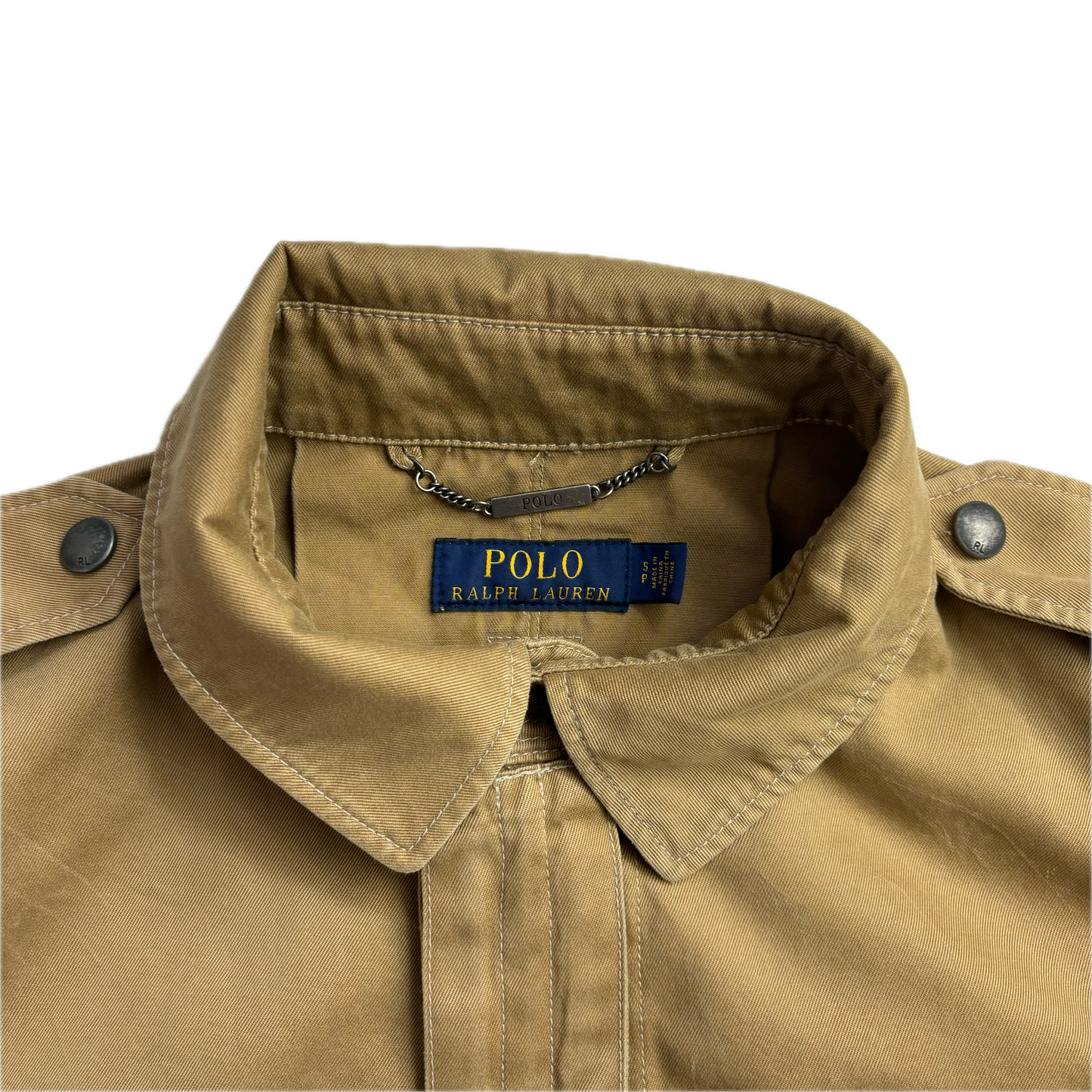 Belted Beige Safari Jacket -  S
