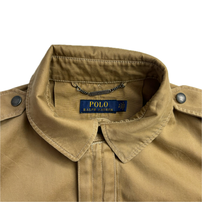 Belted Beige Safari Jacket -  S