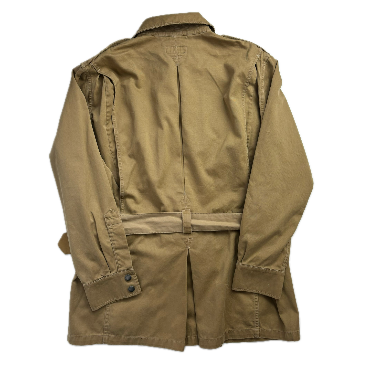 Belted Beige Safari Jacket -  S