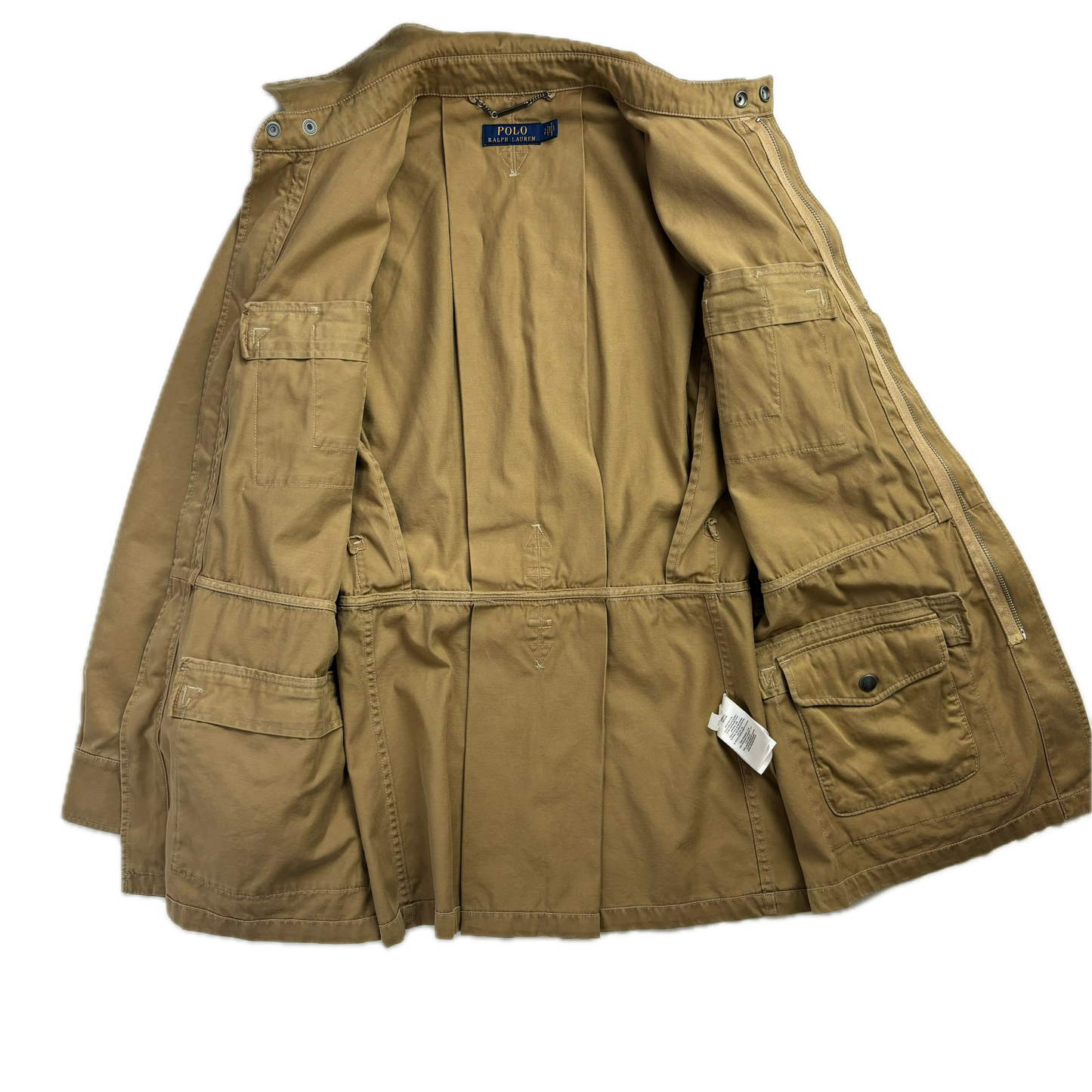 Belted Beige Safari Jacket -  S