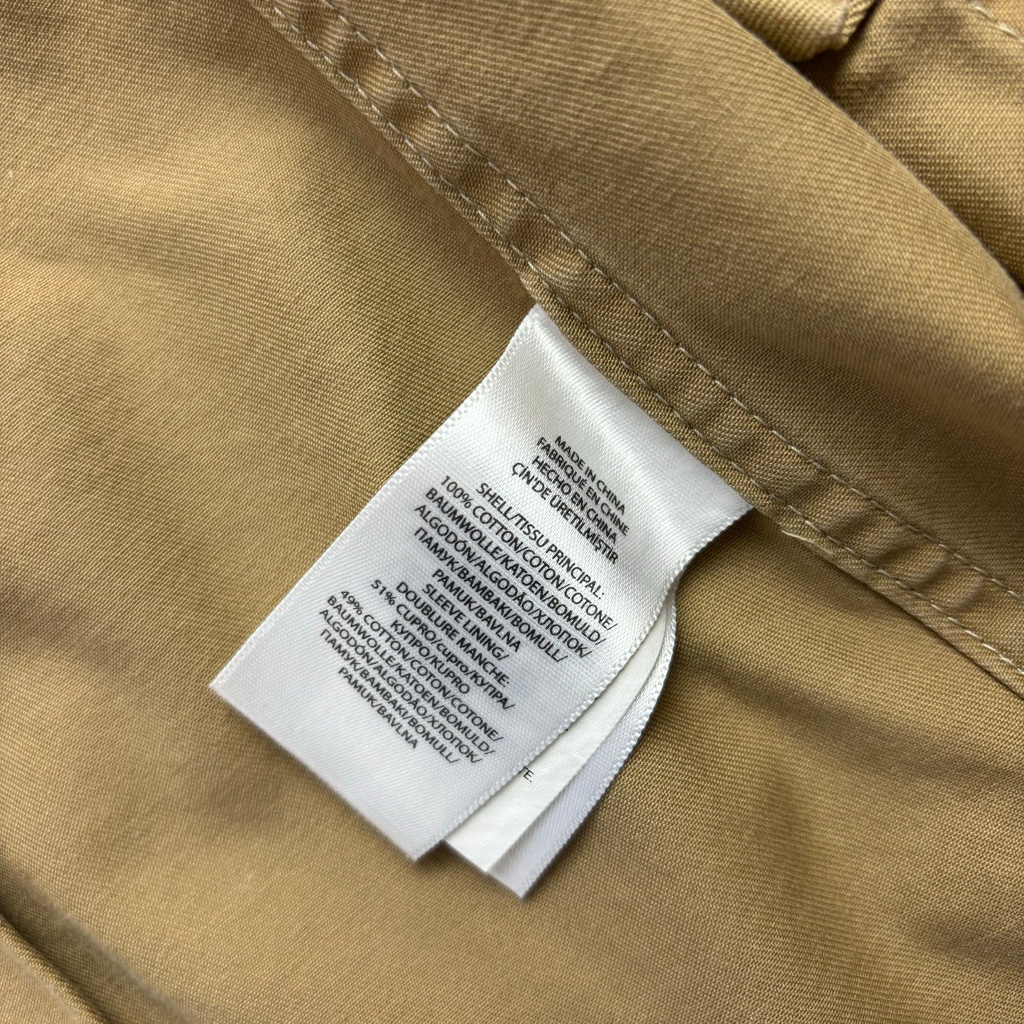 Belted Beige Safari Jacket -  S