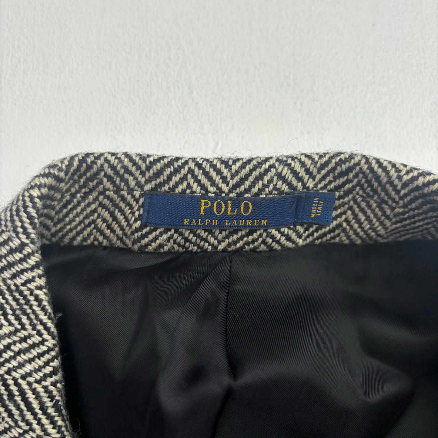 Grey Herringbone Blazer (Linen Wool) - 44R