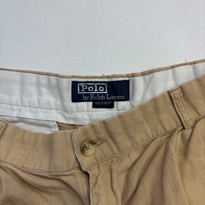Beige Linen Shorts Willis - 31.5"