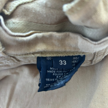 Beige Linen Shorts Willis - 31.5"