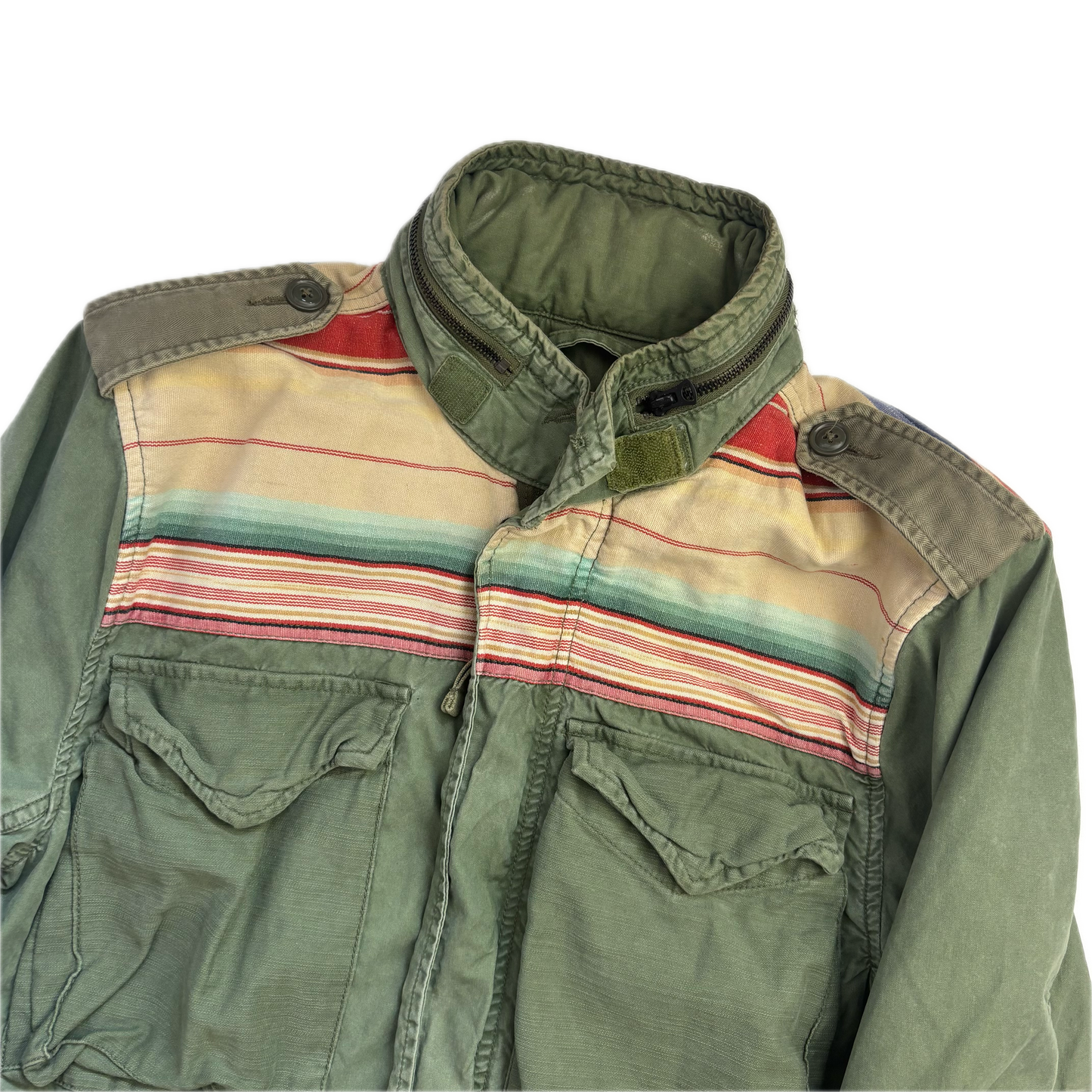 Serape Military Field Jacket - S