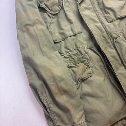 Green Army Military Parka - S