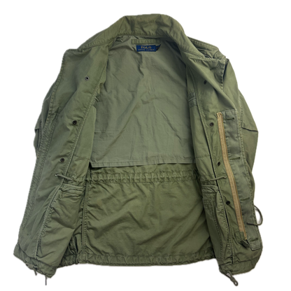 Green Army Military Parka - S