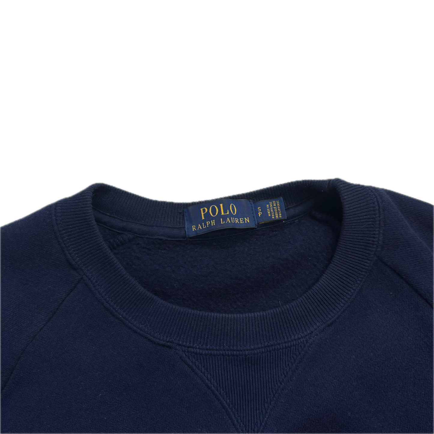 Polo Ralph Lauren Navy Cross Flags Sweatshirt Retro - S