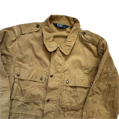 Polo Ralph Lauren Beige Tan Utility Jacket Military - 1XB